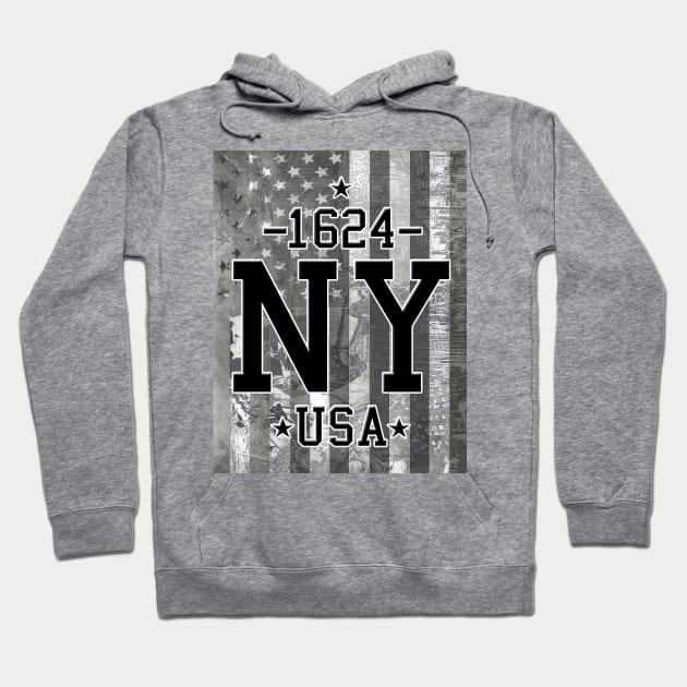 new york Hoodie by BekimART